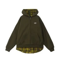 JUMPNEXT Layered Plaid Lined Zip Jacket(Jumpnext Layered Plaid Lined Zip Hoodie) -Youth Urban Wear O1CN01dZVIJJ1Zmb2rVESBi 2126143237