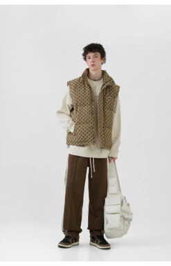 BJHG Monogram Print Puffer Vest(Bjhg Monogram Print Puffer Vest) -Youth Urban Wear O1CN01ds8ksk23OilKA1S5i 2207073767246