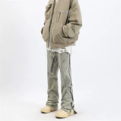 MaxDstr Split Cut Zipper Pants(Maxdstr Split Cut Zipper Pants) -Youth Urban Wear O1CN01etFupp1bMbcJ3W5pQ 4252483451