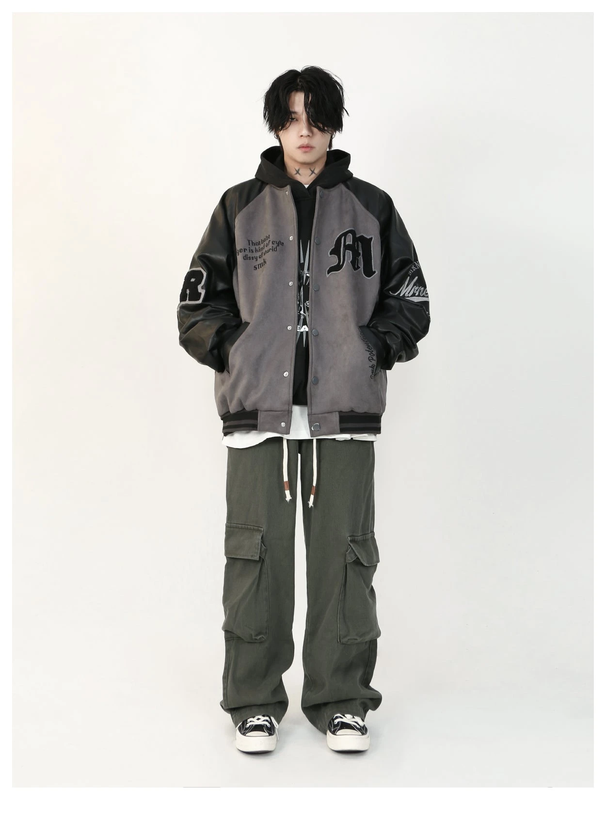 MRNEARLY "1997" Suede Varsity Jacket(Mrnearly 1997 Suede Varsity Jacket) 10 MRNEARLY "1997" Suede Varsity Jacket(Mrnearly 1997 Suede Varsity Jacket) - Image 8