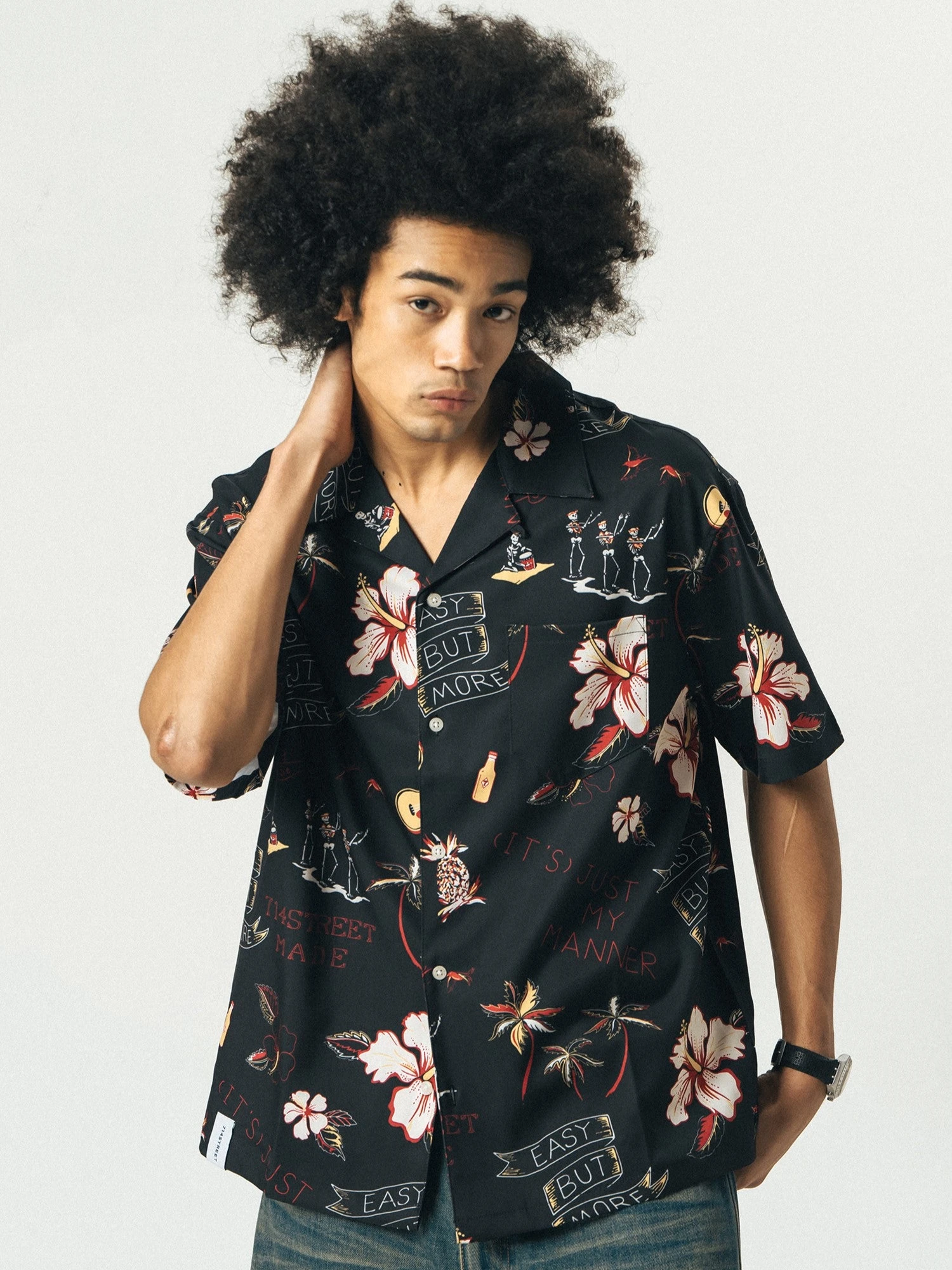 714street "Luau" Button-Up Shirt(714street Luau Button Up Shirt) 3 714street "Luau" Button-Up Shirt(714street Luau Button Up Shirt)