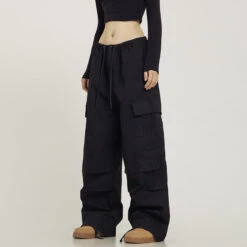 CTB Monochrome Baggy Cargo Pants(Ctb Monochrome Baggy Cargo Pants) -Youth Urban Wear O1CN01gKjQms1SIddHiZFXp 438822224