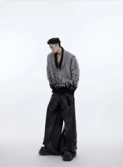 CulturE Contrast Textured V-Neck Sweater(Culture Contrast Textured V Neck Sweater) -Youth Urban Wear O1CN01gppA1t2MtO0ldyPHu 2209343059885