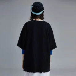 A SQUARE ROOT "Sliced" Layered Tee(A Square Root Slicedlayered Tee) -Youth Urban Wear O1CN01hZBAEt2B6Pfxyxfge 2200531658289