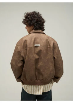 WLNEXT Distressed Faux Leather Jacket(Wlnext Distressed Faux Leather Jacket) -Youth Urban Wear O1CN01i4oFU41r3OvVu9E2s 1124265575