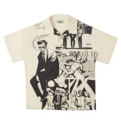 EMPTY REFERENCE "Comic" Button-Up Shirt(Empty Reference Comic Button Up Shirt) -Youth Urban Wear O1CN01iAqZnA1h8lCwNfuOU 668204233