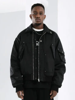 NOSAW Studded Flight Jacket(Nosaw Studded Flight Jacket)