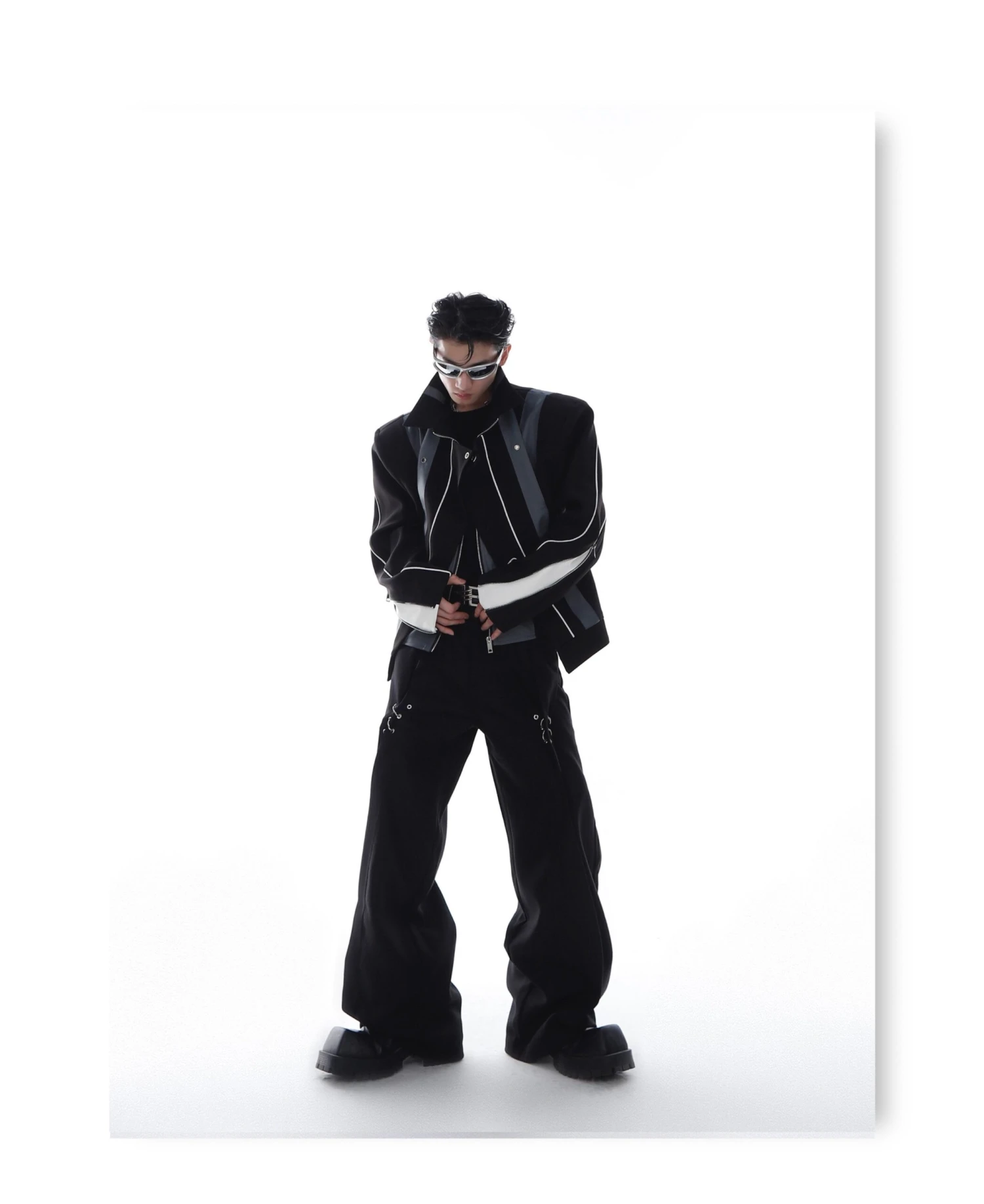 CulturE Spliced Biker Jacket(Culture Spliced Biker Jacket) 15 CulturE Spliced Biker Jacket(Culture Spliced Biker Jacket) - Image 13