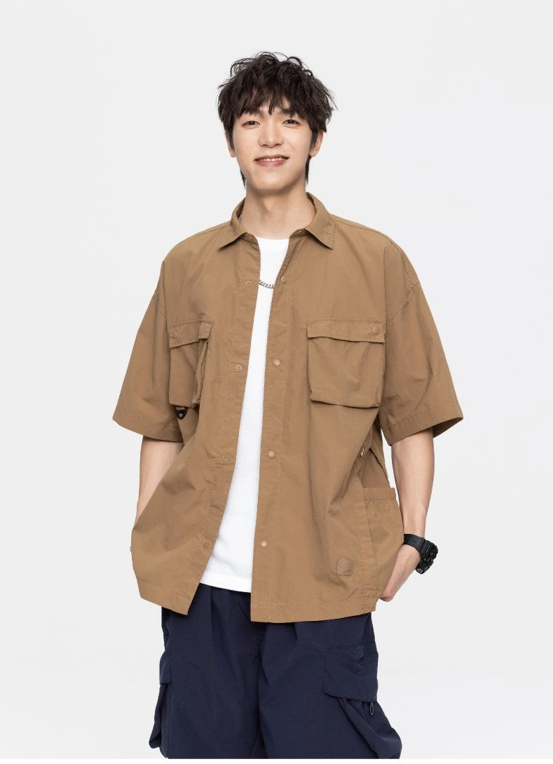 GTRG Paneled Button-Up Shirt(Gtrg Paneled Button Up Shirt) 18 GTRG Paneled Button-Up Shirt(Gtrg Paneled Button Up Shirt) - Image 16