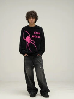 WLNEXT "Fear The Spider" Sweater(Wlnext Fear The Spider Sweater) -Youth Urban Wear O1CN01jjIiO41r3Ovlo9qhm 1124265575