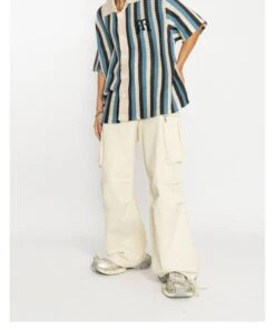 EMPTY REFERENCE Striped Crochet Collar Shirt(Empty Reference Striped Crochet Collar Shirt) -Youth Urban Wear O1CN01jwUA5T1h8lNRoNVyR 668204233