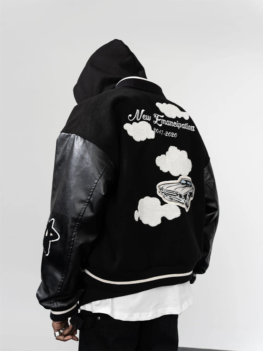 HARSH And CRUEL "Clouded" Varsity Jacket(Harsh And Cruel Clouded Varsity Jacket) 14 HARSH And CRUEL "Clouded" Varsity Jacket(Harsh And Cruel Clouded Varsity Jacket) - Image 12