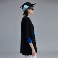 A SQUARE ROOT "Sliced" Layered Tee(A Square Root Slicedlayered Tee) -Youth Urban Wear O1CN01krxVhA2B6PlHRA8mH 2200531658289