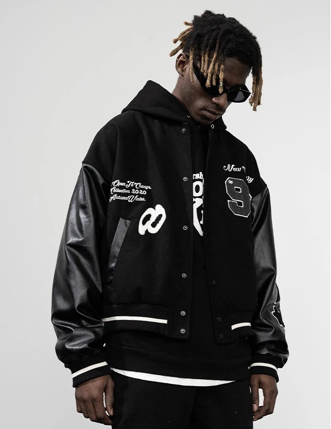 HARSH And CRUEL "Clouded" Varsity Jacket(Harsh And Cruel Clouded Varsity Jacket) 16 HARSH And CRUEL "Clouded" Varsity Jacket(Harsh And Cruel Clouded Varsity Jacket) - Image 14
