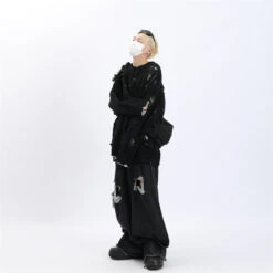 MaxDstr Ripped Grunge Sweater(Maxdstr Ripped Grunge Sweater) -Youth Urban Wear O1CN01m0EcKS1bMbbRTvawf 4252483451