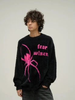 WLNEXT "Fear The Spider" Sweater(Wlnext Fear The Spider Sweater)