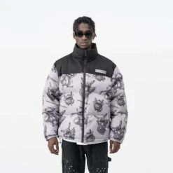 HARSH And CRUEL Blinded Monsters Puffer Jacket(Harsh And Cruel Blinded Monsters Puffer Jacket) -Youth Urban Wear O1CN01m3N67r2I7VxnIR7I2 2206544889239
