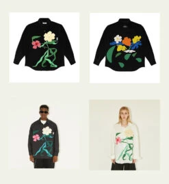 EMPTY REFERENCE "Inflorescence" Button-Up Shirt(Empty Reference Inflorescence Button Up Shirt) -Youth Urban Wear O1CN01m4THOW1h8lEw6RPfO 668204233