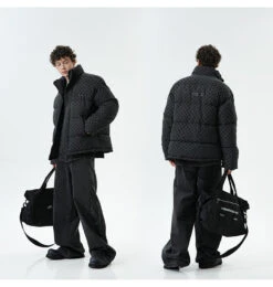 BJHG Monogram Print Puffer Jacket(Bjhg Monogram Print Puffer Jacket) -Youth Urban Wear O1CN01mECZE923OilaKVkIQ 2207073767246