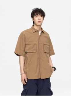 GTRG Paneled Button-Up Shirt(Gtrg Paneled Button Up Shirt) 31 GTRG Paneled Button-Up Shirt(Gtrg Paneled Button Up Shirt) -Youth Urban Wear O1CN01miGQaZ1cBu0y7jThe 2212823593563