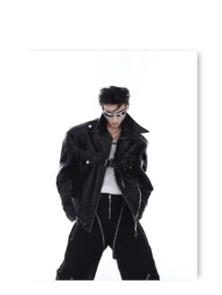 CulturE Pin-Buckle Biker Jacket(Culture Pin Buckle Biker Jacket) -Youth Urban Wear O1CN01mjx5ii2MtNuxTPnPn 2209343059885