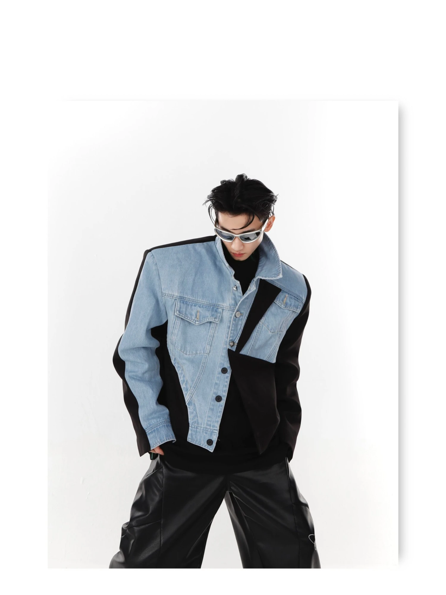 CulturE Deconstructed Denim Jacket(Culture Deconstructed Denim Jacket) 9 CulturE Deconstructed Denim Jacket(Culture Deconstructed Denim Jacket) - Image 7