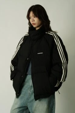 MASONPRINCE Striped Puffer Jacket(Masonprince Striped Puffer Jacket)
