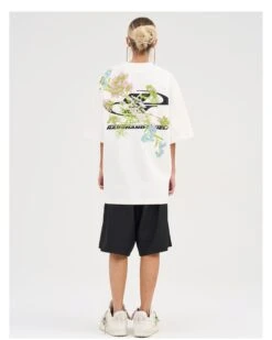 HARSH And CRUEL Embroidered "Bloom" Tee(Harsh And Cruel Embroidered Bloom Tee) -Youth Urban Wear O1CN01omxl7V2ITV62Cx1p6 2139609287