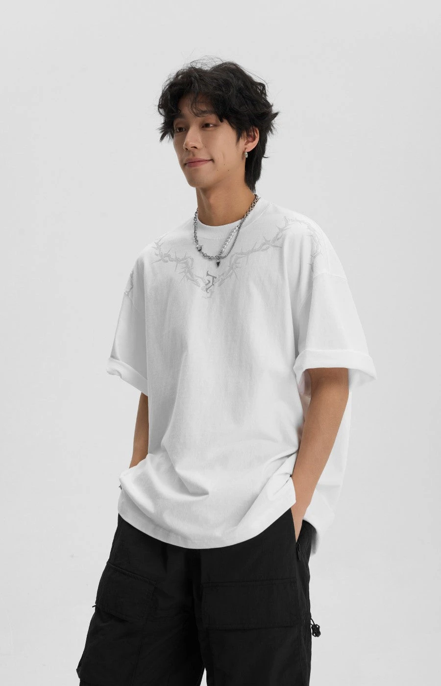 JHYQ Thorn Collar Tee(Jhyq Thorn Collar Tee) 18 JHYQ Thorn Collar Tee(Jhyq Thorn Collar Tee) - Image 16