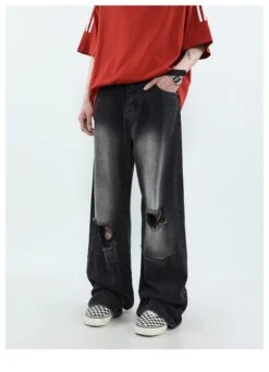 MRNEARLY Vintage Washed Ripped Jeans(Mrnearly Vintage Washed Ripped Jeans) -Youth Urban Wear O1CN01pdsPi91VQpcq4dqIM 2434502648