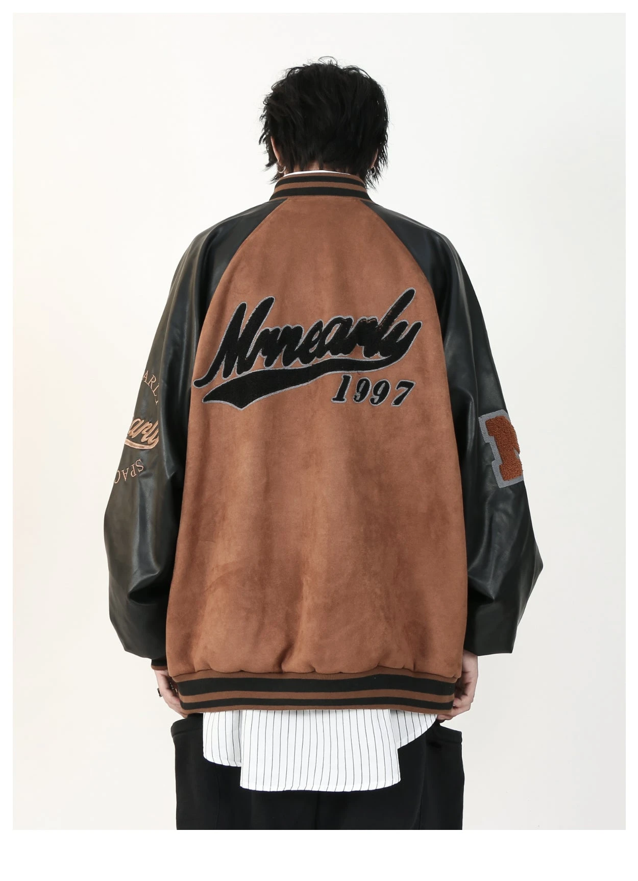 MRNEARLY "1997" Suede Varsity Jacket(Mrnearly 1997 Suede Varsity Jacket) 20 MRNEARLY "1997" Suede Varsity Jacket(Mrnearly 1997 Suede Varsity Jacket) - Image 18