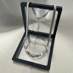 MINBIN Silver Beaded Snake Chain Necklace(Minbin Silver Beaded Snake Chain Necklace) -Youth Urban Wear O1CN01qXi2PB1Xa6zIzD9fF 2046362939