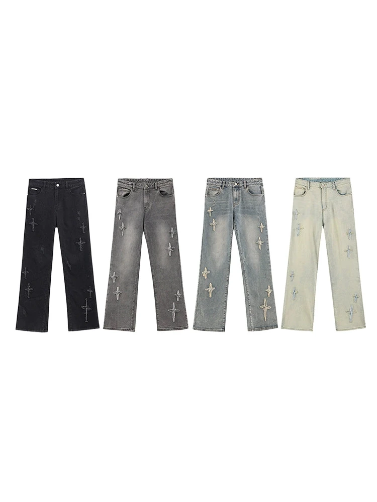 ICONSLAB Textured Spike Denim Jeans(Iconslab Textured Spike Denim Jeans) 18 ICONSLAB Textured Spike Denim Jeans(Iconslab Textured Spike Denim Jeans) - Image 16