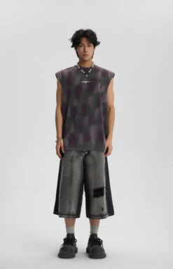 JHYQ Ripped Grunge Capri Cut Denim Shorts(Jhyq Ripped Grunge Capri Cut Denim Shorts) -Youth Urban Wear O1CN01rwauQq25Adu3dap27 2213986157486