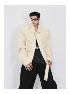 CulturE Padded Shoulders Jacket(Culture Padded Shoulders Jacket) -Youth Urban Wear O1CN01sAIAcF2MtNqk9rQoH 2209343059885