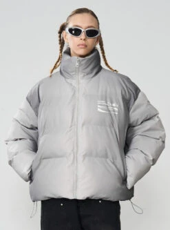 HARSH And CRUEL Silver-Tone Puffer Jacket(Harsh And Cruel Silver Tone Puffer Jacket) -Youth Urban Wear O1CN01sBtgta2ITV95EzzjN 2139609287