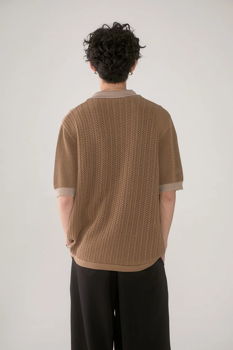 PHYSBOY Retro Leaf Crochet Button-Up(Physicalboy Retro Leaf Crochet Button Up Shirt) 11 PHYSBOY Retro Leaf Crochet Button-Up(Physicalboy Retro Leaf Crochet Button Up Shirt) - Image 10