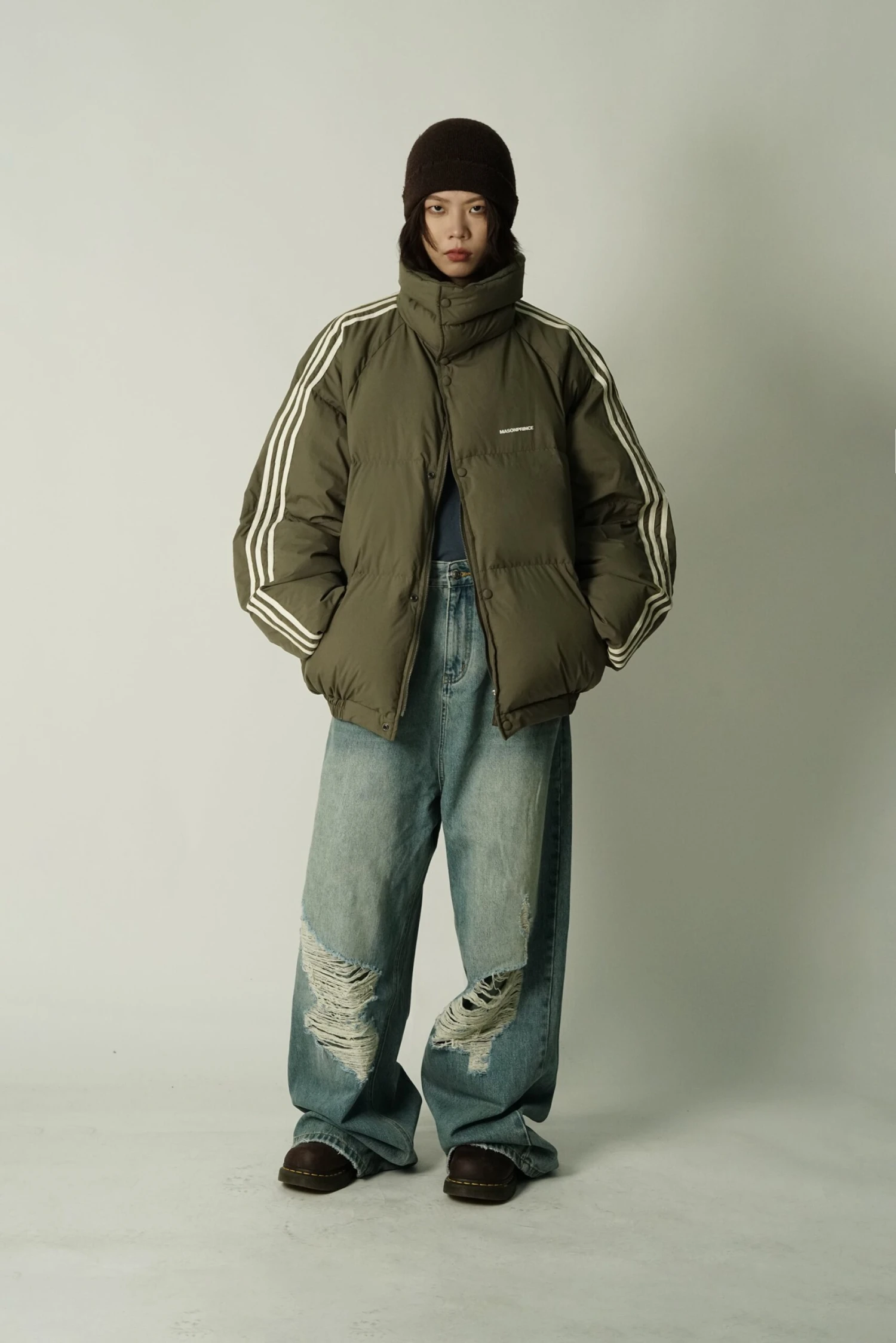 MASONPRINCE Striped Puffer Jacket(Masonprince Striped Puffer Jacket) 11 MASONPRINCE Striped Puffer Jacket(Masonprince Striped Puffer Jacket) - Image 9