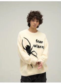 WLNEXT "Fear The Spider" Sweater(Wlnext Fear The Spider Sweater) -Youth Urban Wear O1CN01tIZeB61r3OvVsSEPS 1124265575