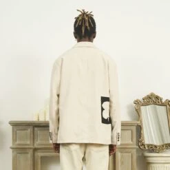 EMPTY REFERENCE Two-Tone Flower Corduroy Blazer(Empty Reference Two Tone Flower Corduroy Blazer) -Youth Urban Wear O1CN01tZxRf61h8lCGA0P1m 668204233