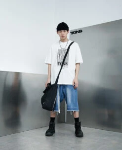 TGNS Washed Denim Distressed Messenger Bag(Tgns Washed Denim Distressed Messenger Bag) -Youth Urban Wear O1CN01u4Djyz1cHqyC4T6Fb 2207284933576