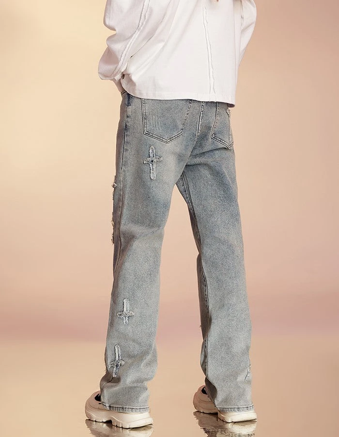 ICONSLAB Textured Spike Denim Jeans(Iconslab Textured Spike Denim Jeans) 13 ICONSLAB Textured Spike Denim Jeans(Iconslab Textured Spike Denim Jeans) - Image 11