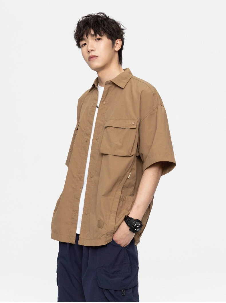 GTRG Paneled Button-Up Shirt(Gtrg Paneled Button Up Shirt) 3 GTRG Paneled Button-Up Shirt(Gtrg Paneled Button Up Shirt)