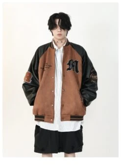 MRNEARLY "1997" Suede Varsity Jacket(Mrnearly 1997 Suede Varsity Jacket) 38 MRNEARLY "1997" Suede Varsity Jacket(Mrnearly 1997 Suede Varsity Jacket) -Youth Urban Wear O1CN01v046821VQpYfCNQvV 2434502648