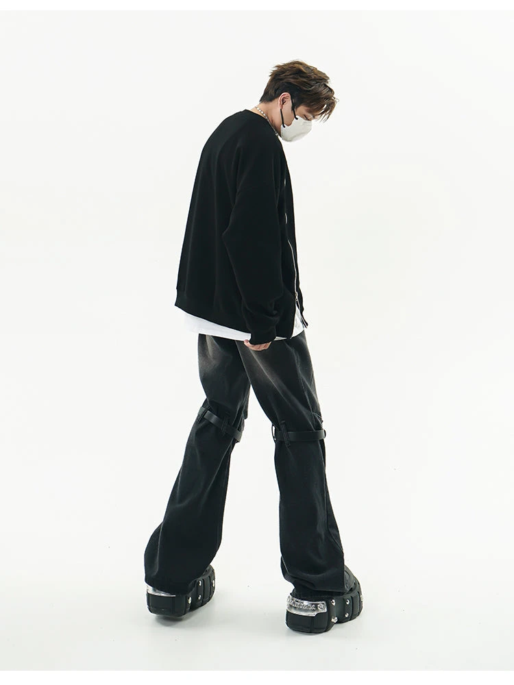 GCINIM Faded Buckle-Knee Jeans(Gcinim Faded Buckle Knee Jeans) 12 GCINIM Faded Buckle-Knee Jeans(Gcinim Faded Buckle Knee Jeans) - Image 10