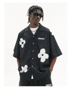 HARSH And CRUEL Solitary Flower Button-Up(Harsh And Cruel Solitary Flower Button Up) -Youth Urban Wear O1CN01vXfxmt2ITV0dmCah9 2139609287 Copy