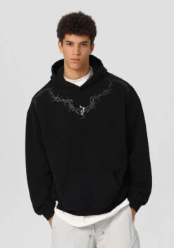 JHYQ Thorn Collar Hoodie(Jhyq Thorn Collar Hoodie)