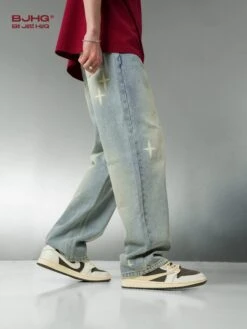 BJHG Star Spike Washed Denim Jeans(Bjhg Star Spike Washed Denim Jeans) 21 BJHG Star Spike Washed Denim Jeans(Bjhg Star Spike Washed Denim Jeans) -Youth Urban Wear O1CN01wFNNP71eVG2LvsF3i 544323876