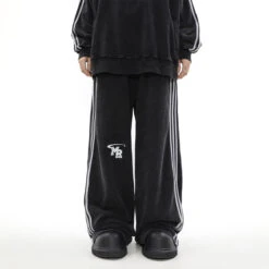 MRNEARLY Wide Leg Track Pants(Mrnearly Wide Leg Track Pants) -Youth Urban Wear O1CN01x8iOZ11VQpeHe9Pa7 2434502648