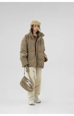 BJHG Monogram Print Puffer Jacket(Bjhg Monogram Print Puffer Jacket) -Youth Urban Wear O1CN01yluiH723Oig5NbUZi 2207073767246